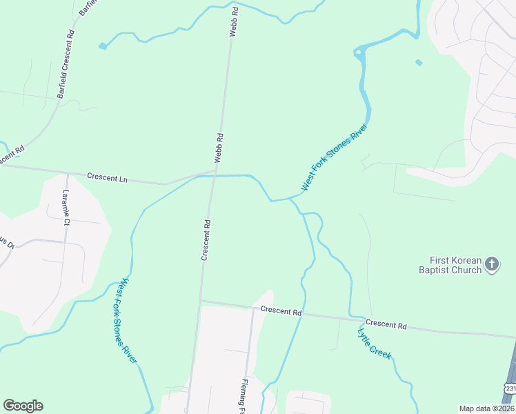 map of restaurants, bars, coffee shops, grocery stores, and more near 4555 Webb Road in Murfreesboro