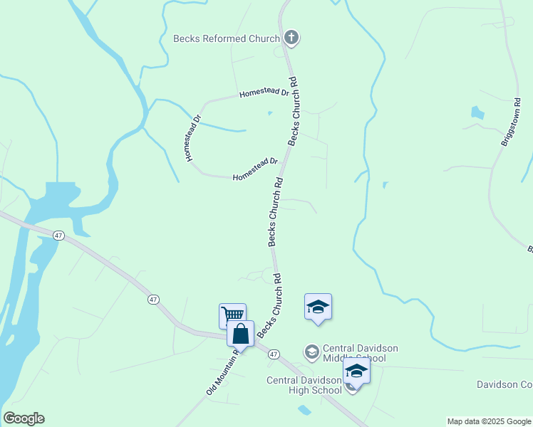 map of restaurants, bars, coffee shops, grocery stores, and more near 3440 Becks Church Road in Lexington