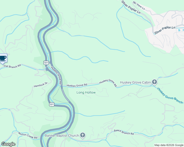 map of restaurants, bars, coffee shops, grocery stores, and more near 512 Verless Ogle Road in Sevierville