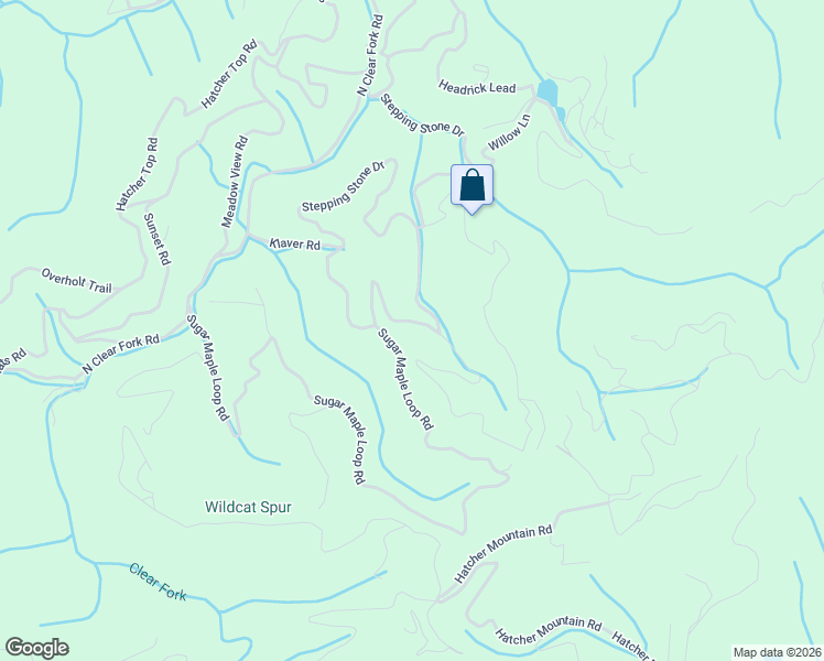 map of restaurants, bars, coffee shops, grocery stores, and more near 2310 Grey Fox Run in Sevierville