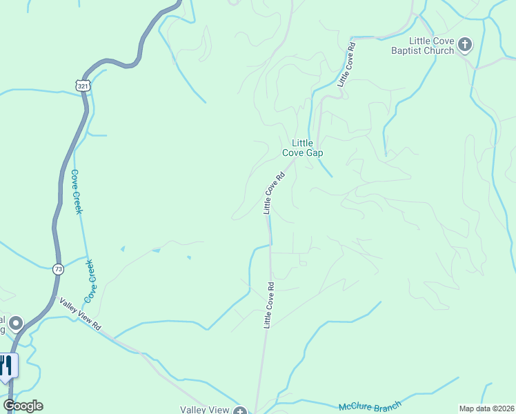 map of restaurants, bars, coffee shops, grocery stores, and more near 3501 Mountain Tyme Way in Sevierville