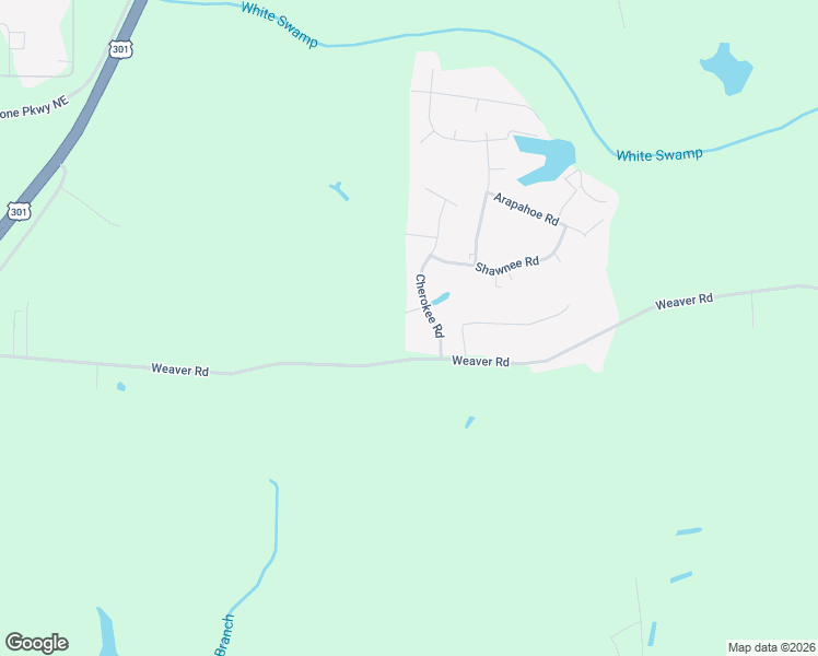 map of restaurants, bars, coffee shops, grocery stores, and more near 3919 Cherokee Road in Wilson