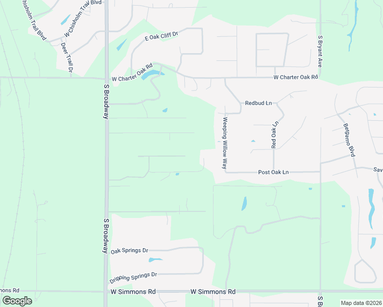 map of restaurants, bars, coffee shops, grocery stores, and more near 461 Old Farm Road in Edmond