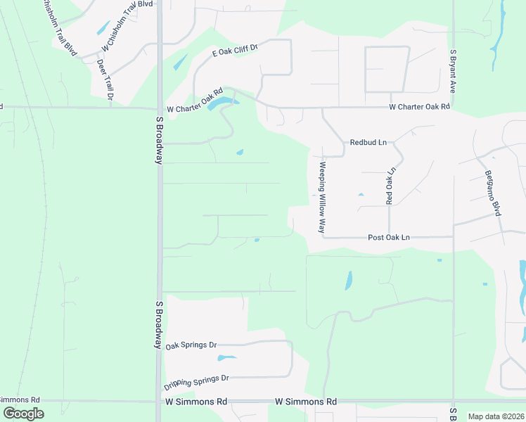 map of restaurants, bars, coffee shops, grocery stores, and more near 461 Old Farm Road in Edmond