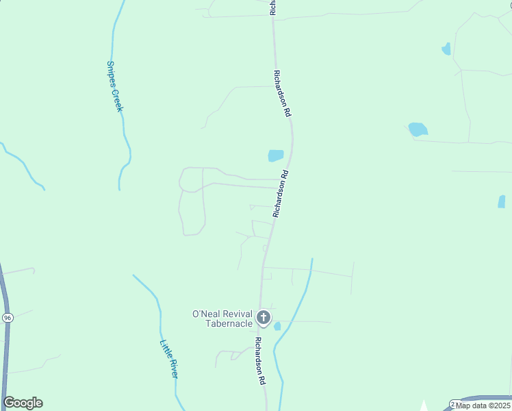 map of restaurants, bars, coffee shops, grocery stores, and more near 821 Richardson Road in Zebulon