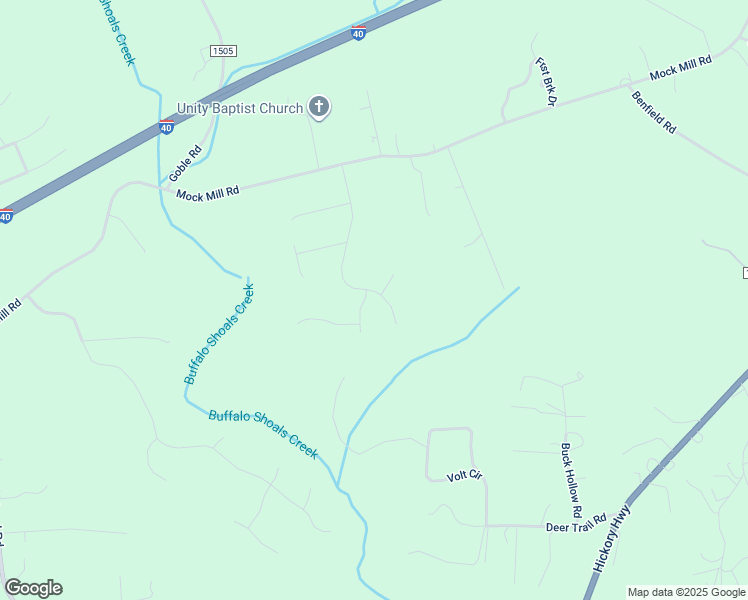map of restaurants, bars, coffee shops, grocery stores, and more near 107 Maxfli Drive in Statesville