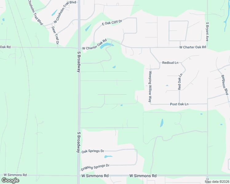map of restaurants, bars, coffee shops, grocery stores, and more near 391 Old Farm Road in Edmond