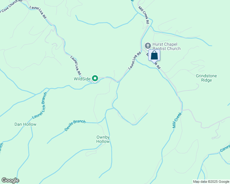 map of restaurants, bars, coffee shops, grocery stores, and more near 4224 Bruce Ogle Way in Sevierville