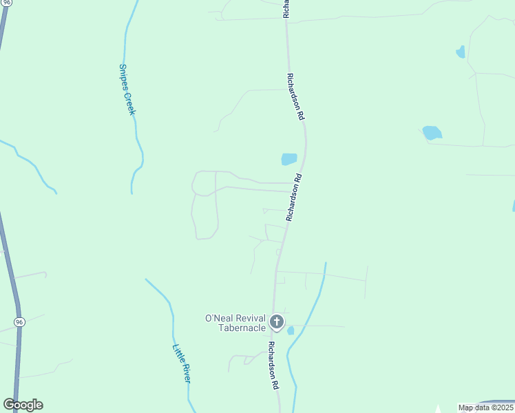 map of restaurants, bars, coffee shops, grocery stores, and more near 821 Richardson Road in Zebulon