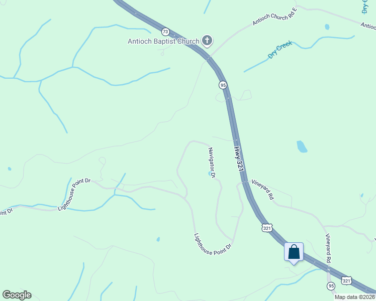 map of restaurants, bars, coffee shops, grocery stores, and more near 18850 U.S. 321 in Lenoir City