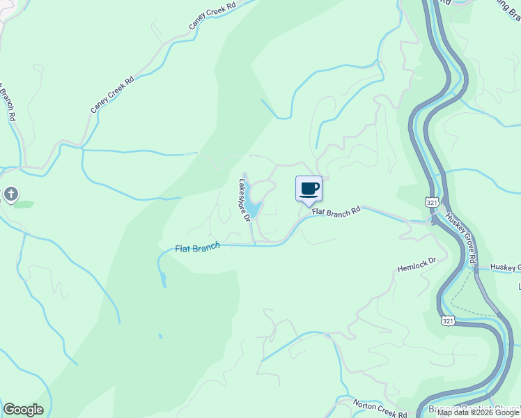 map of restaurants, bars, coffee shops, grocery stores, and more near 408 Lakeshore Drive in Sevierville