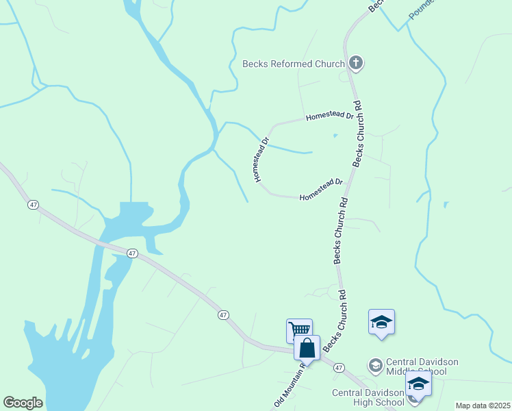 map of restaurants, bars, coffee shops, grocery stores, and more near 676 Homestead Drive in Lexington