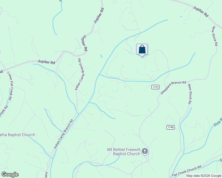 map of restaurants, bars, coffee shops, grocery stores, and more near 128 Ridge Brook Drive in Weaverville
