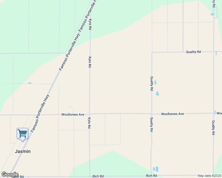map of restaurants, bars, coffee shops, grocery stores, and more near 11058 Kyte Road in Delano
