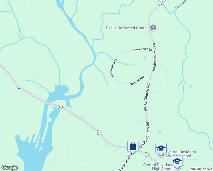 map of restaurants, bars, coffee shops, grocery stores, and more near 650 Homestead Drive in Lexington