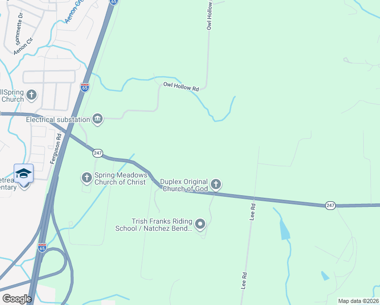 map of restaurants, bars, coffee shops, grocery stores, and more near 3030 Duplex Road in Spring Hill