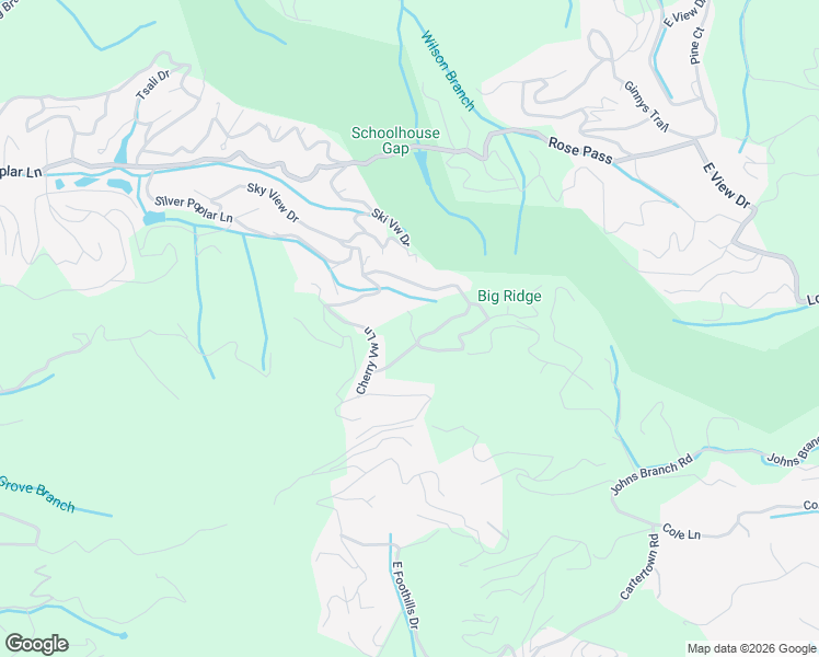 map of restaurants, bars, coffee shops, grocery stores, and more near 1925 Battle Top Road in Sevierville