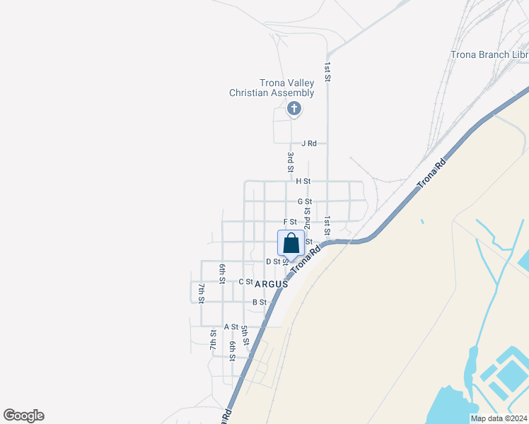 map of restaurants, bars, coffee shops, grocery stores, and more near 4th Street in Searles Valley