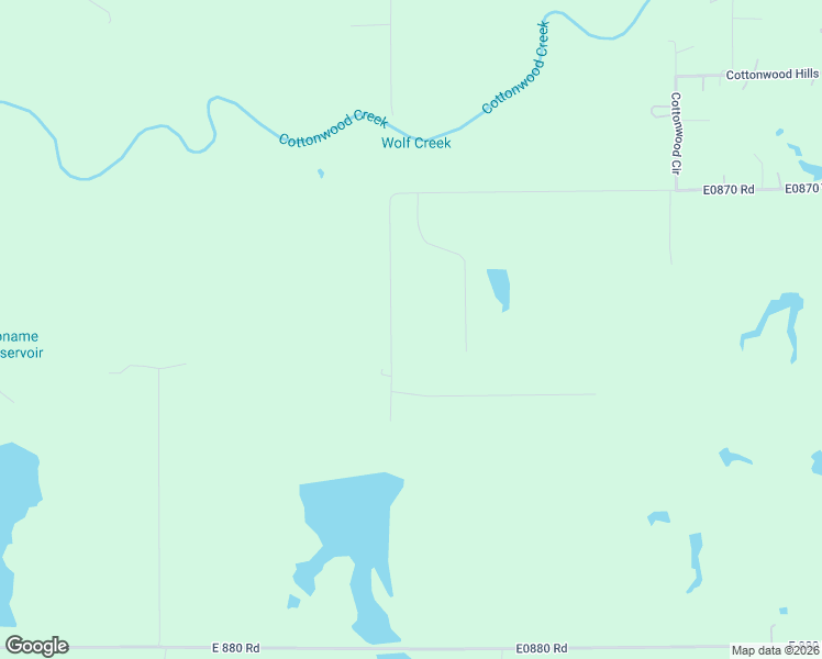 map of restaurants, bars, coffee shops, grocery stores, and more near 29191 N2980 Road in Cashion