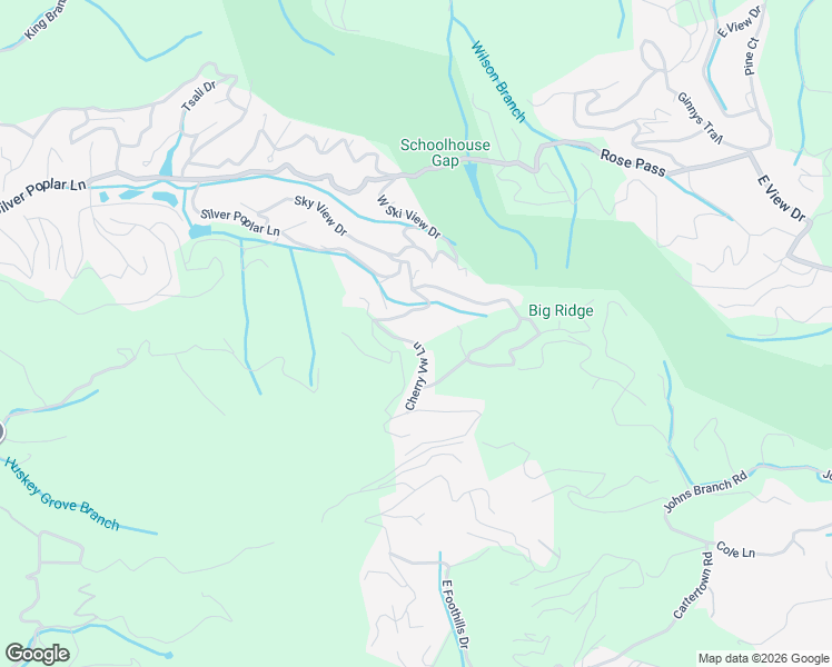 map of restaurants, bars, coffee shops, grocery stores, and more near 1731 Orchard Drive in Sevierville