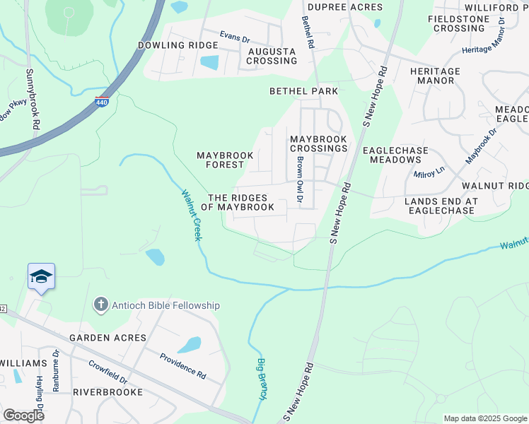 map of restaurants, bars, coffee shops, grocery stores, and more near 2730 Erinridge Road in Raleigh