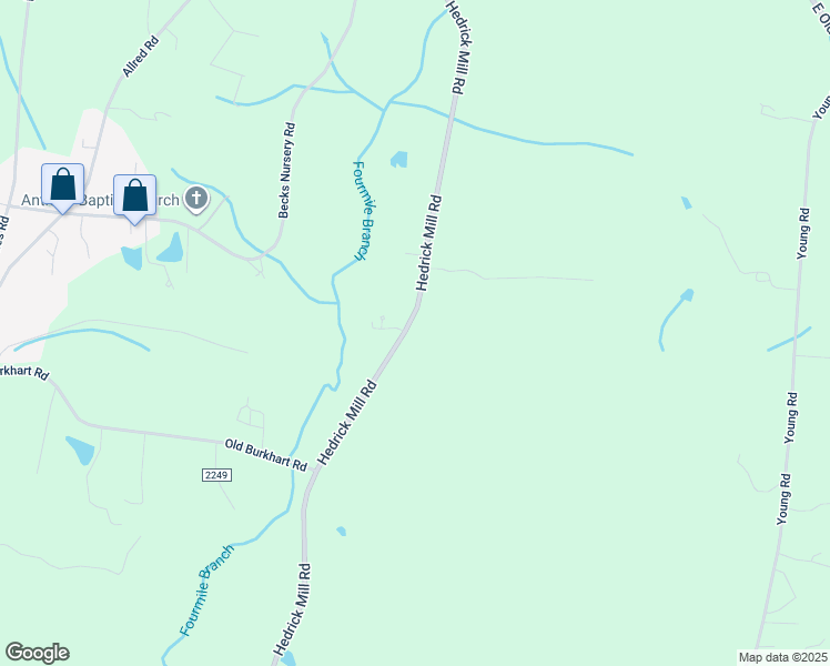 map of restaurants, bars, coffee shops, grocery stores, and more near 2082 Hedrick Mill Road in Lexington