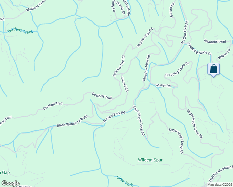 map of restaurants, bars, coffee shops, grocery stores, and more near 3126 Hatcher Top Road in Sevierville