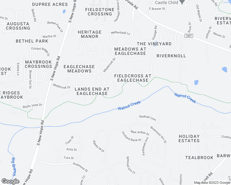 map of restaurants, bars, coffee shops, grocery stores, and more near 2224 Walnut Ridge Court in Raleigh