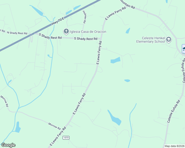 map of restaurants, bars, coffee shops, grocery stores, and more near 134 English Oaks Lane in Statesville