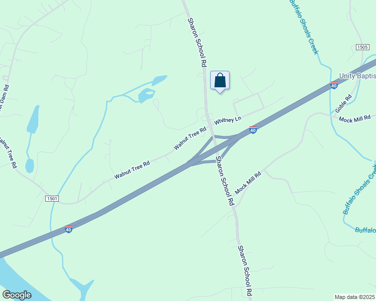 map of restaurants, bars, coffee shops, grocery stores, and more near 139 Walnut Tree Road in Statesville
