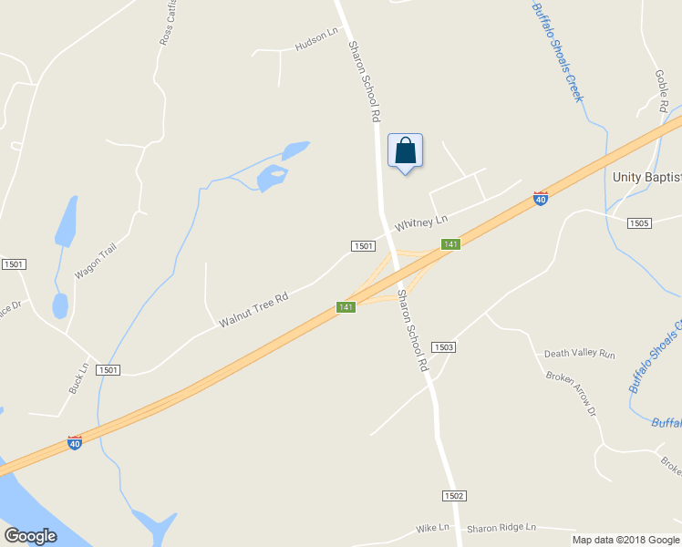 map of restaurants, bars, coffee shops, grocery stores, and more near 139 Walnut Tree Road in Statesville