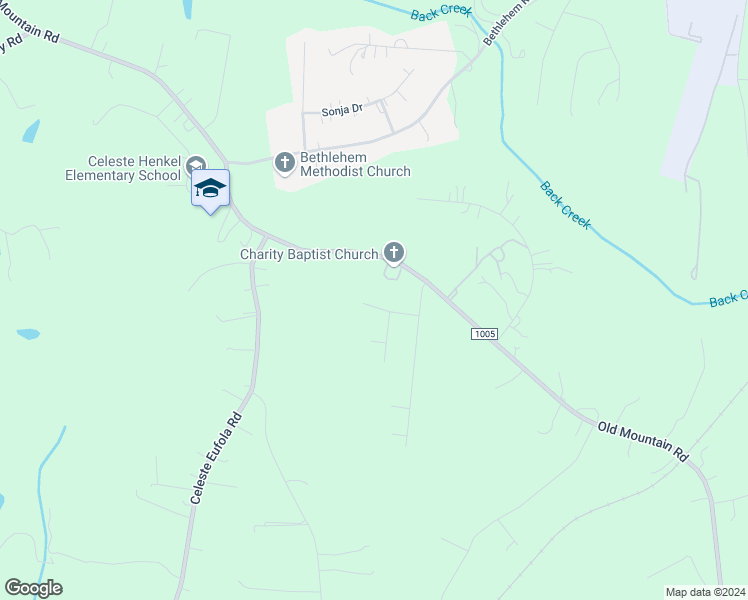 map of restaurants, bars, coffee shops, grocery stores, and more near 126 Falling Leaf Lane in Statesville