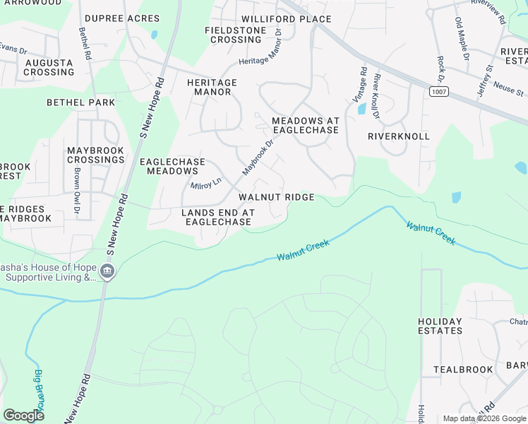 map of restaurants, bars, coffee shops, grocery stores, and more near 2212 Walnut Ridge Court in Raleigh