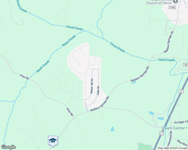 map of restaurants, bars, coffee shops, grocery stores, and more near 189 Jobe Drive in Statesville