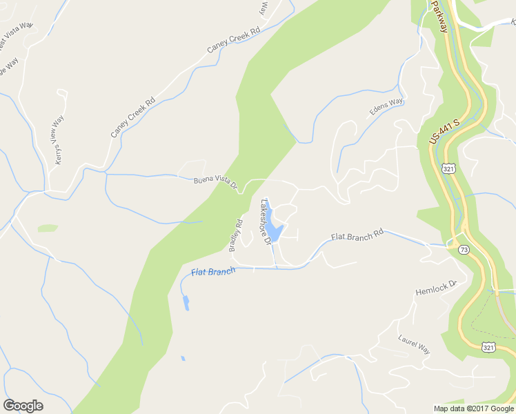 map of restaurants, bars, coffee shops, grocery stores, and more near 460 Bradley Road in Sevierville