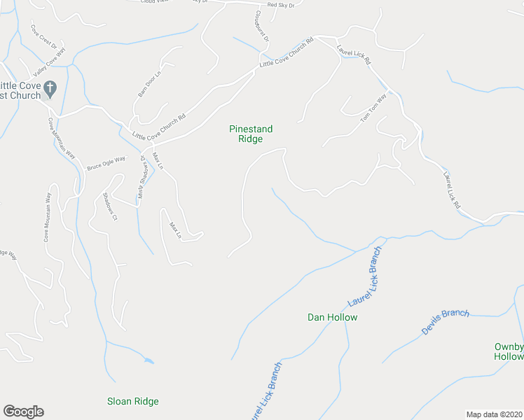 map of restaurants, bars, coffee shops, grocery stores, and more near 1817 Pinestand Ridge Way in Sevierville