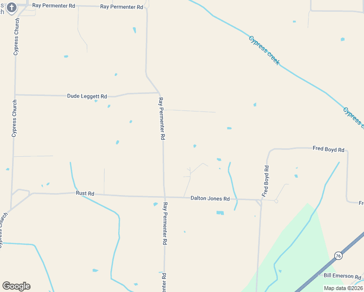 map of restaurants, bars, coffee shops, grocery stores, and more near 1315 Ray Permenter Road in Bells