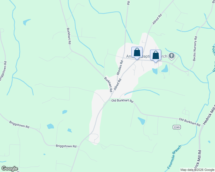 map of restaurants, bars, coffee shops, grocery stores, and more near 1829 Allred Road in Lexington