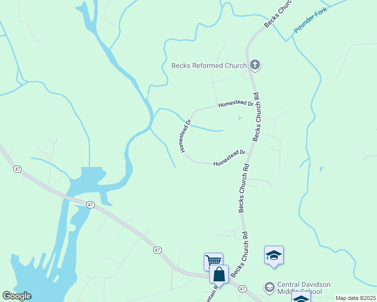 map of restaurants, bars, coffee shops, grocery stores, and more near 635 Homestead Drive in Lexington