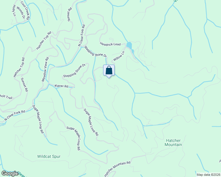 map of restaurants, bars, coffee shops, grocery stores, and more near 3265 Emerald Springs Loop in Sevierville