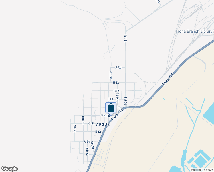 map of restaurants, bars, coffee shops, grocery stores, and more near 82480 3rd Street in Searles Valley