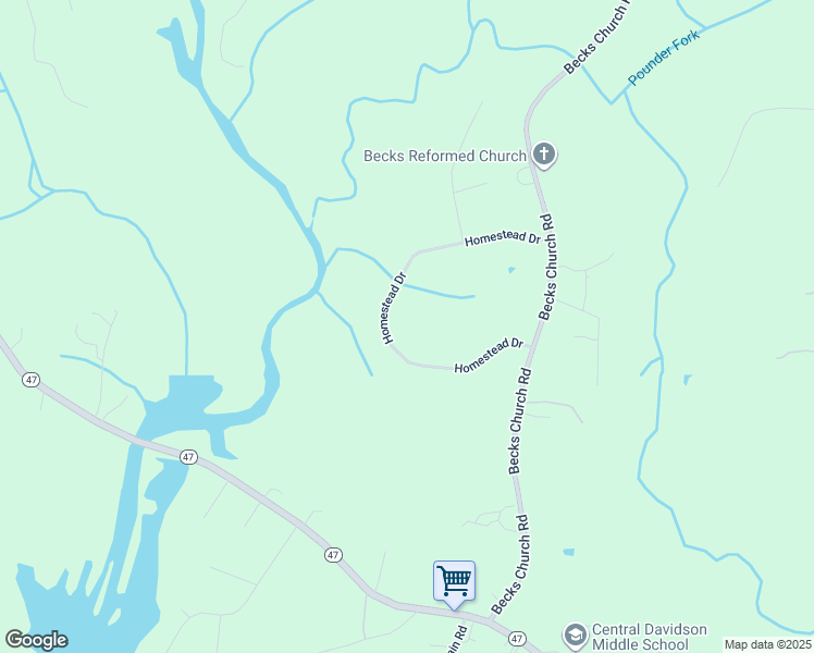 map of restaurants, bars, coffee shops, grocery stores, and more near 635 Homestead Drive in Lexington