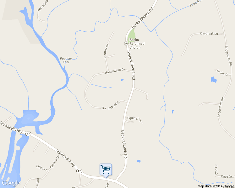 map of restaurants, bars, coffee shops, grocery stores, and more near 915 Homestead Drive in Lexington