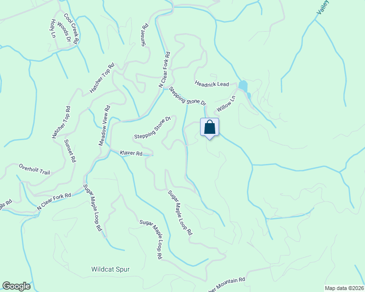 map of restaurants, bars, coffee shops, grocery stores, and more near 3298 Emerald Springs Loop in Sevierville