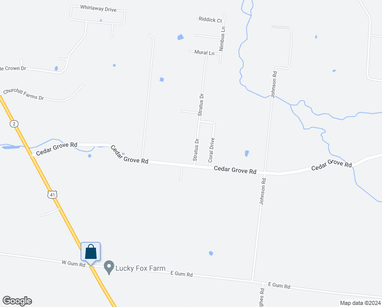 map of restaurants, bars, coffee shops, grocery stores, and more near 1013 Stratus Drive in Murfreesboro