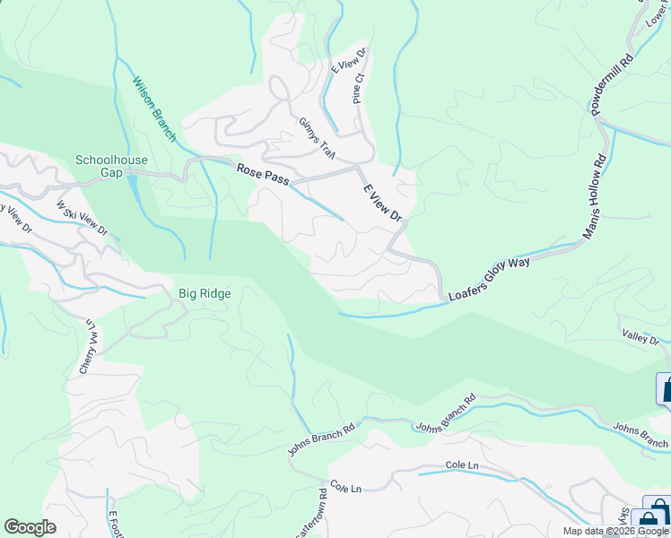 map of restaurants, bars, coffee shops, grocery stores, and more near 2113 Walnut Court in Sevierville