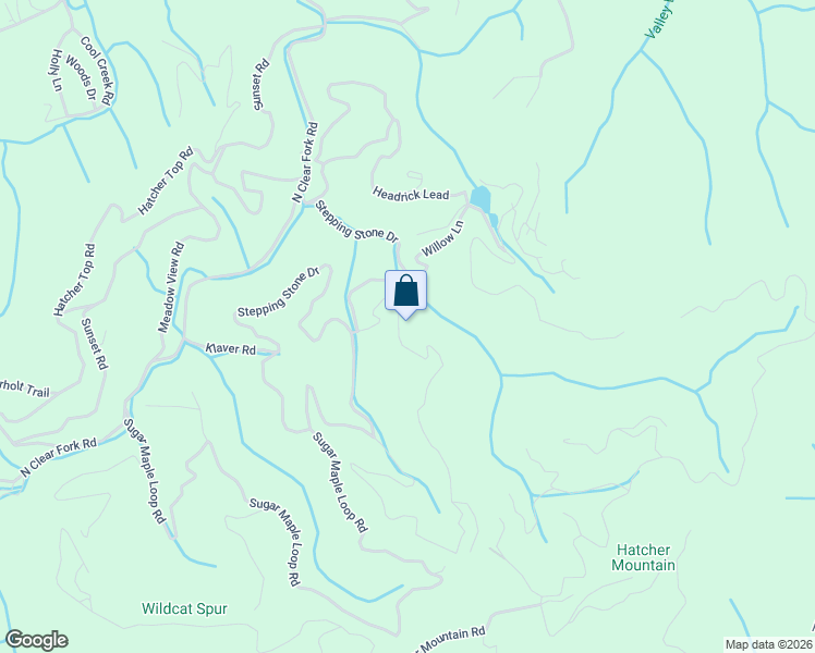 map of restaurants, bars, coffee shops, grocery stores, and more near 3139 Emerald Springs Loop in Sevierville