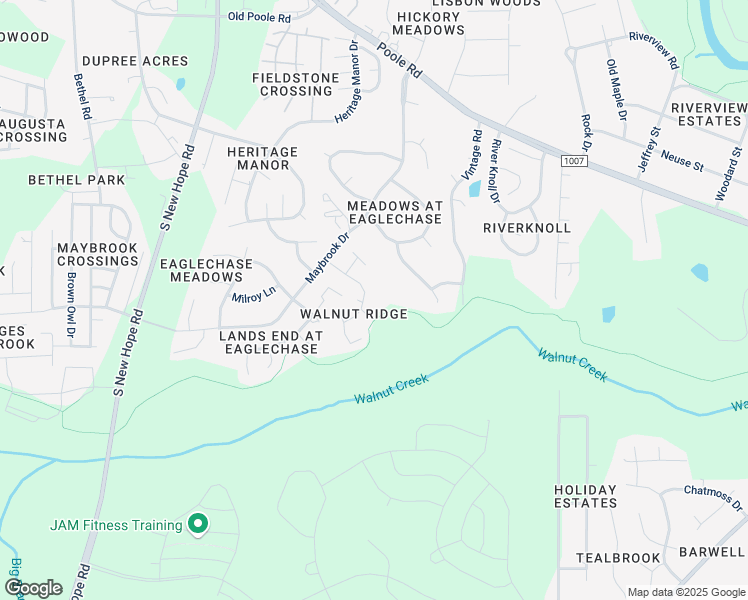 map of restaurants, bars, coffee shops, grocery stores, and more near 5551 Fieldcross Court in Raleigh