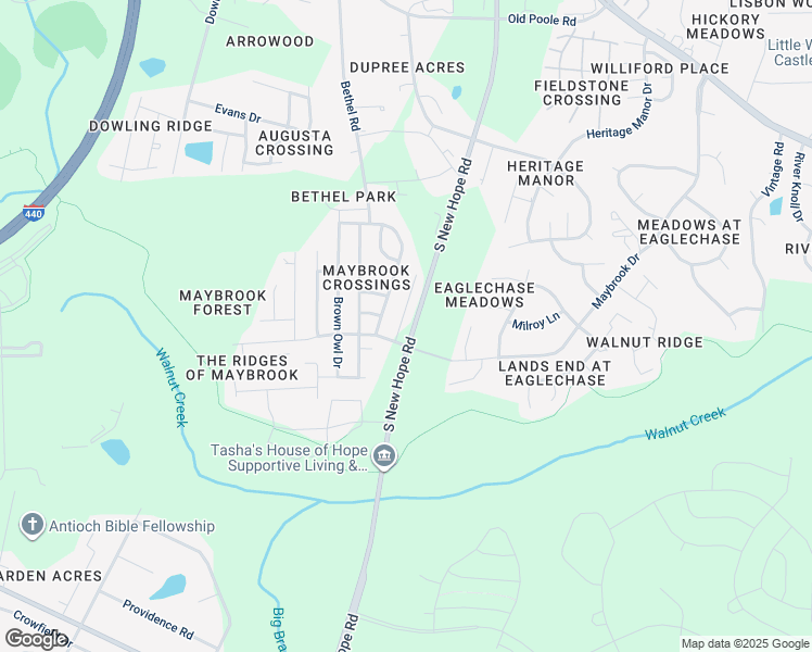 map of restaurants, bars, coffee shops, grocery stores, and more near 1603 Oxleymare Drive in Raleigh