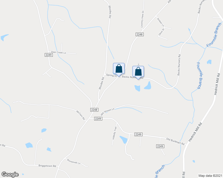 map of restaurants, bars, coffee shops, grocery stores, and more near 2048 Allred Rd in Lexington